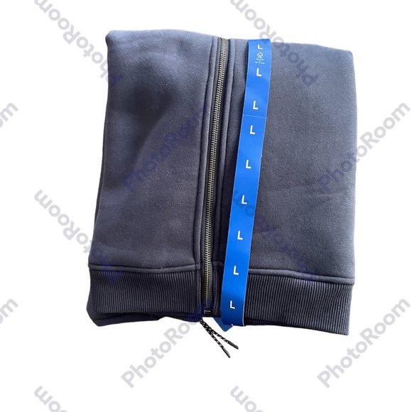 Men's Full Zip Hoodie Jacket, Kirkland signature, L, Blue, NWT - Picture 12 of 12